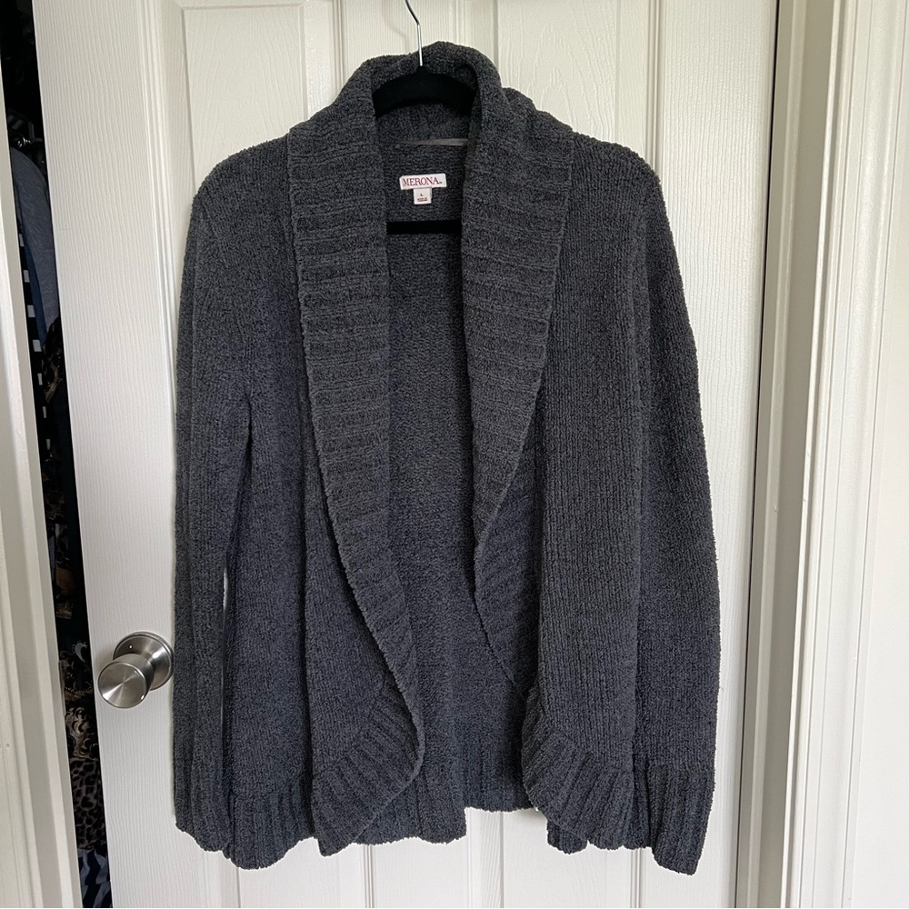 Merona Dark Grey Cardigan - Size M/L